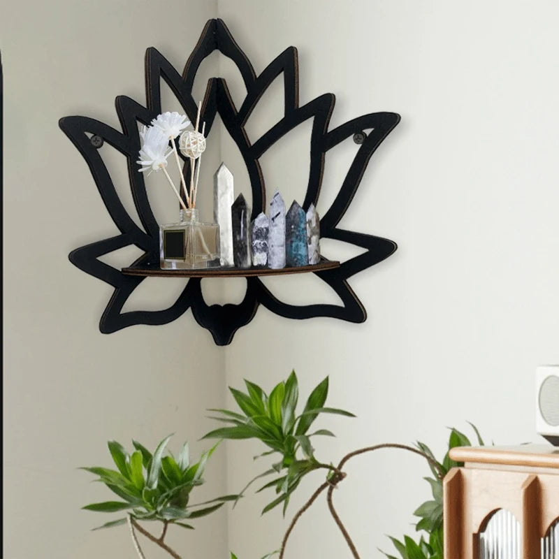 Lotus Hollow Wall Decor Rack